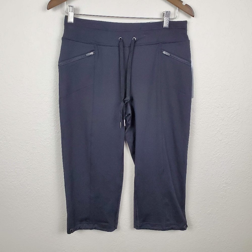 NWT Hyba Grey Capri Athletic Pants Size Small